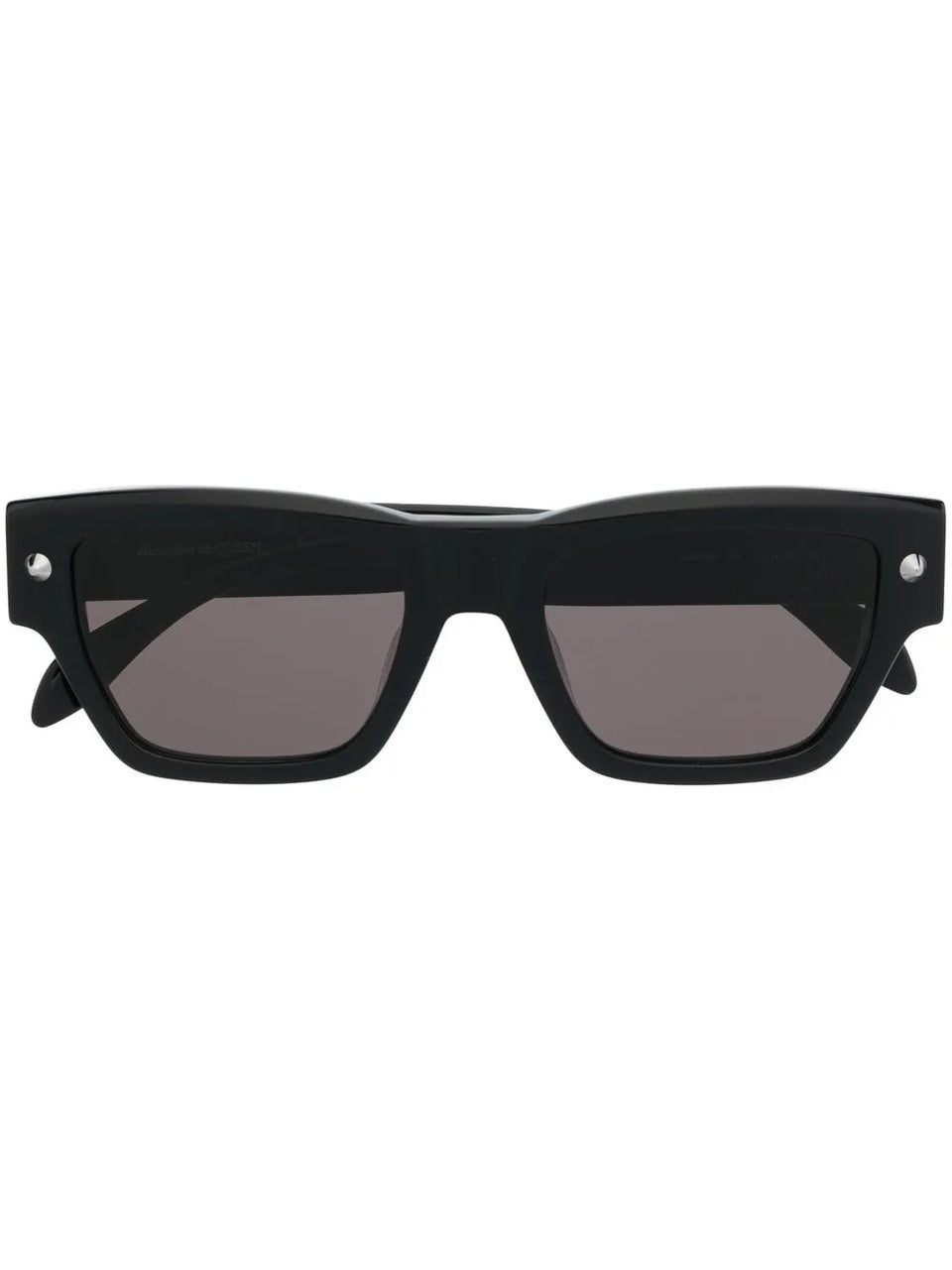 engraved-logo square sunglasses