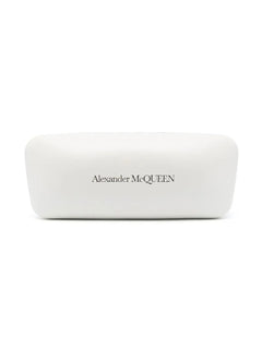 engraved-logo square sunglasses