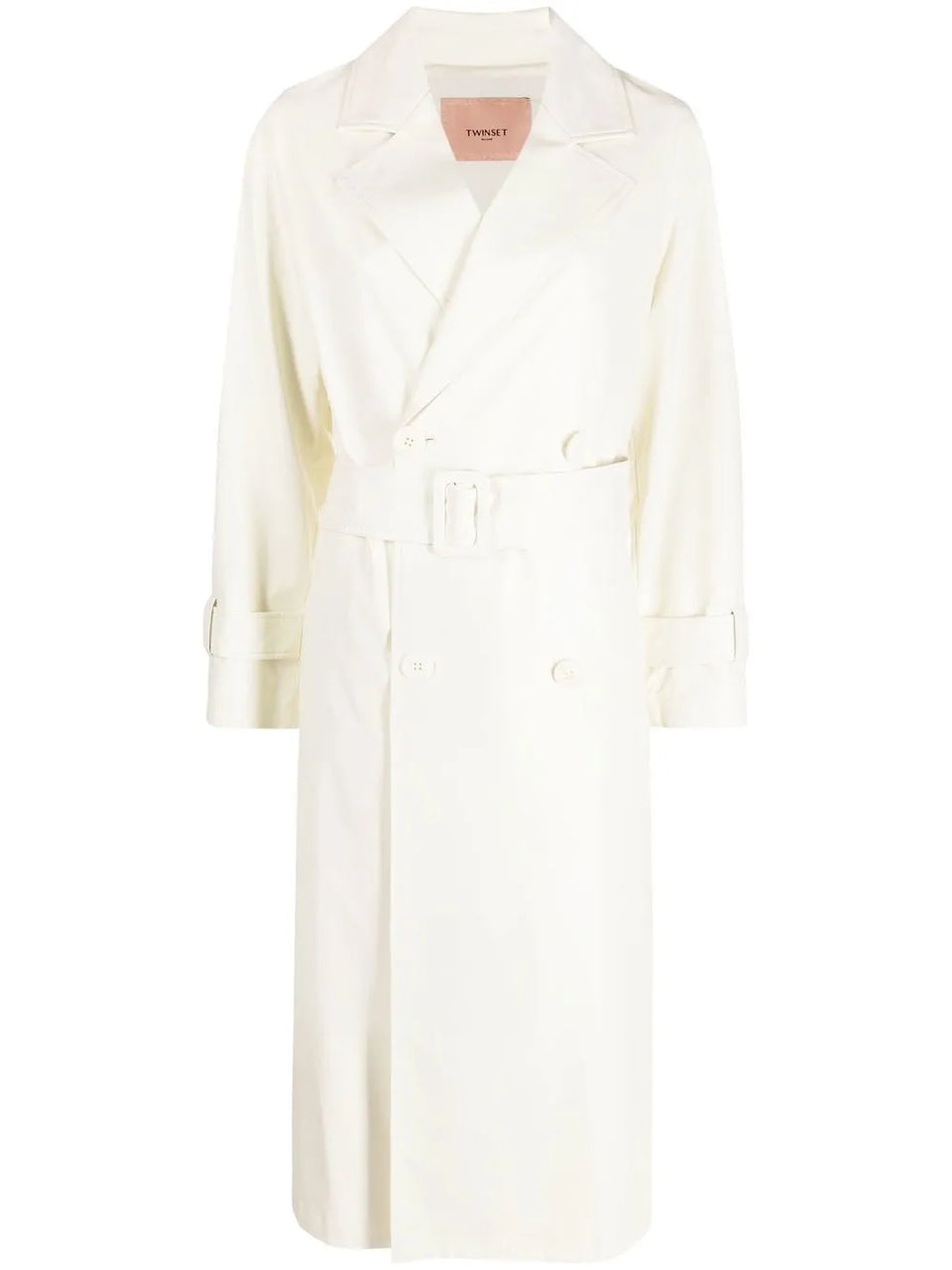 belted double-breasted coat