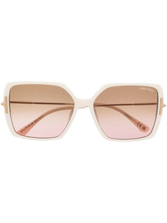 square-shaped gradient lenses sunglasses