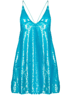 sequin slip mini dress