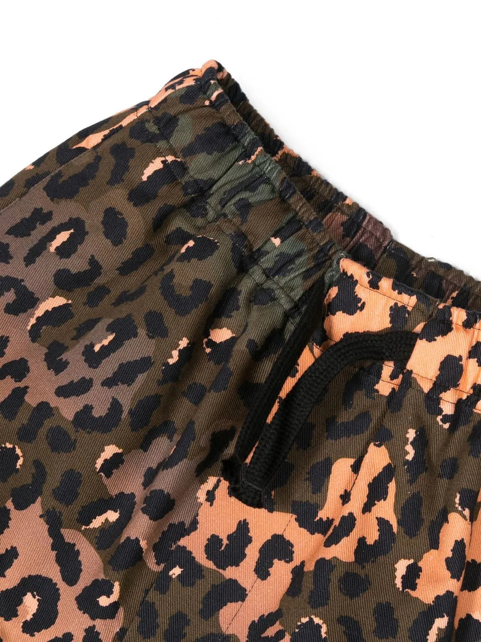 all-over animal-print shorts