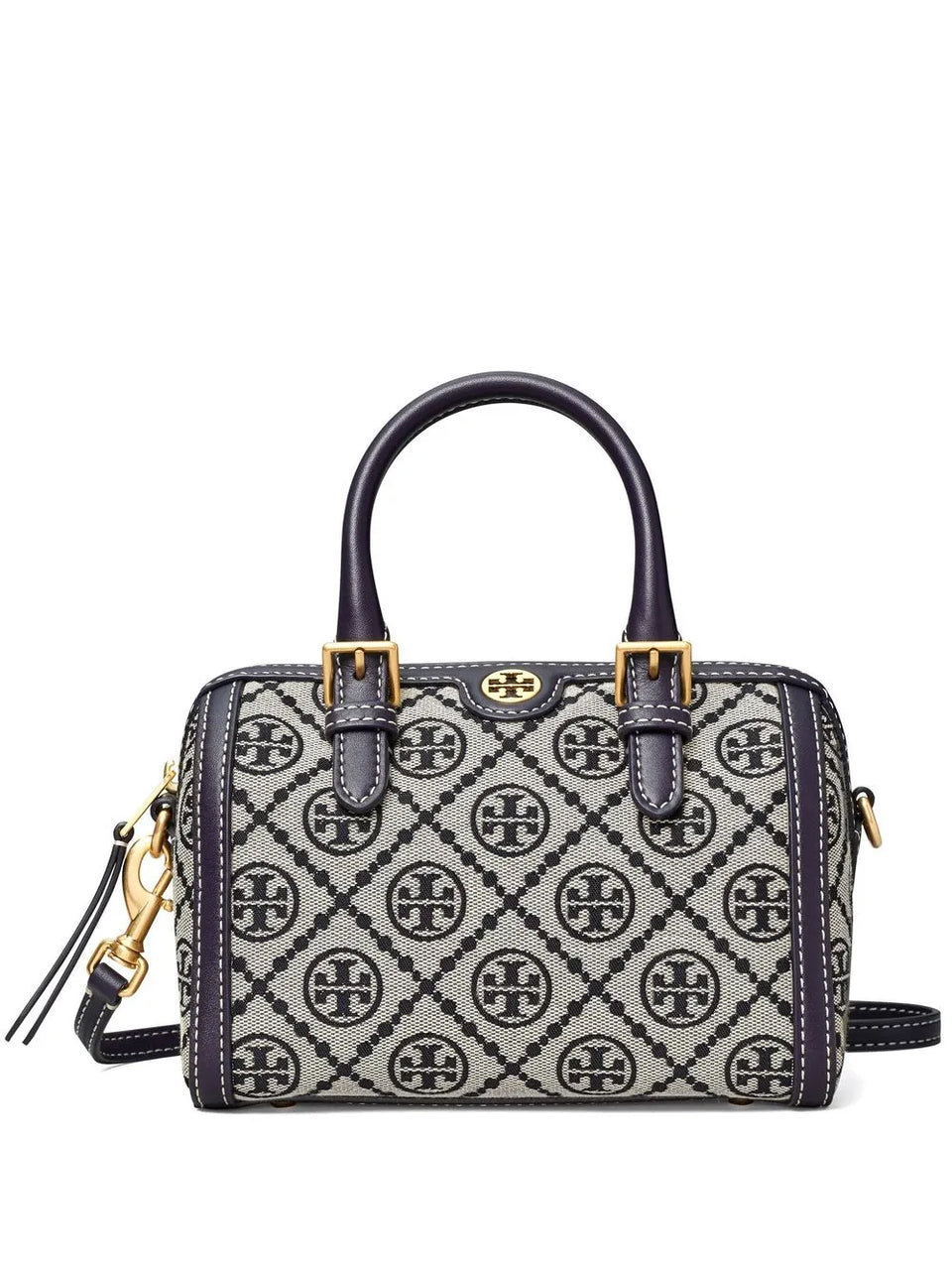 T Monogram barrel bag