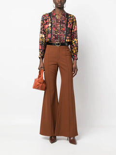 1990s lead print silk shirt