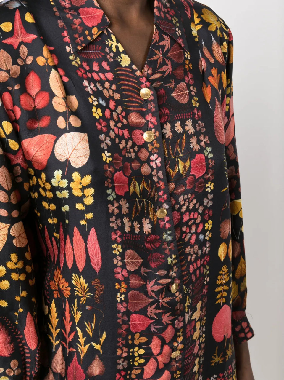 1990s lead print silk shirt