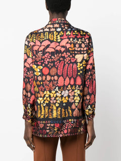 1990s lead print silk shirt