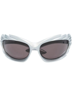 Spike rectangle-frame sunglasses