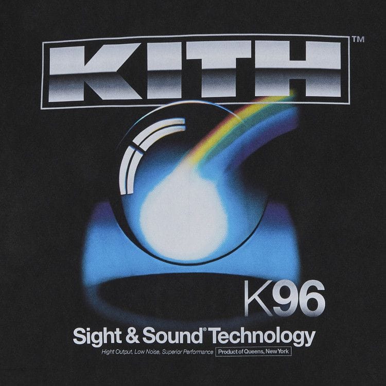 Kith Sight & Sound 1996 Vintage T-Shirt Black