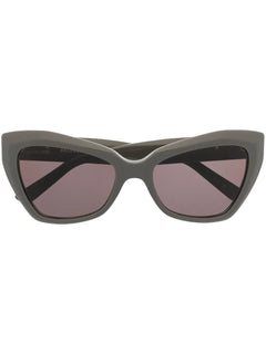 logo-plaque butterfly sunglasses