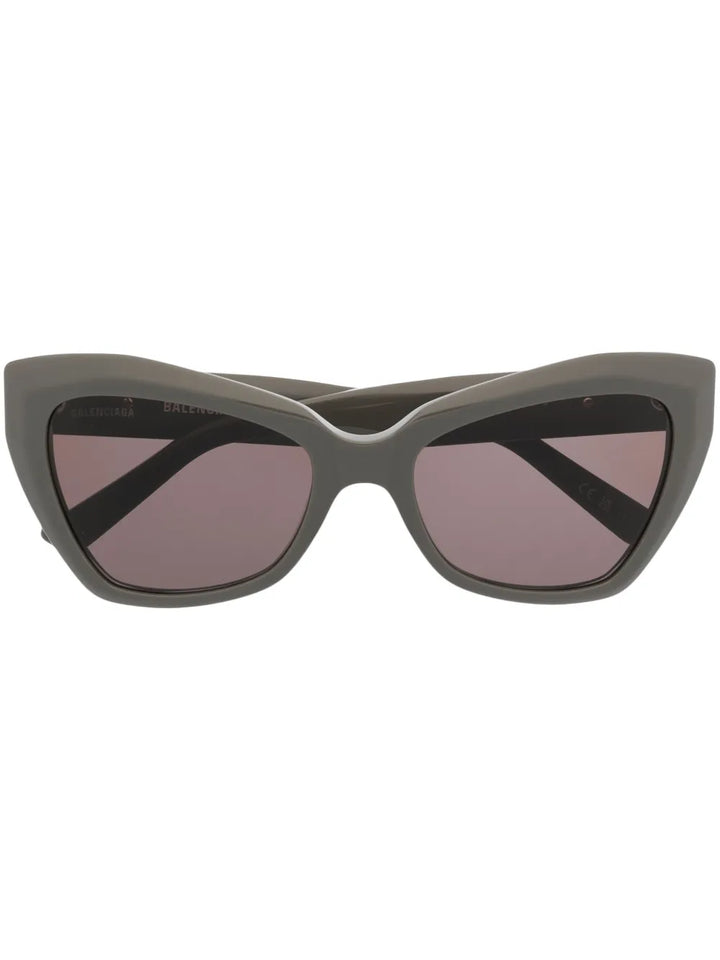 logo-plaque butterfly sunglasses