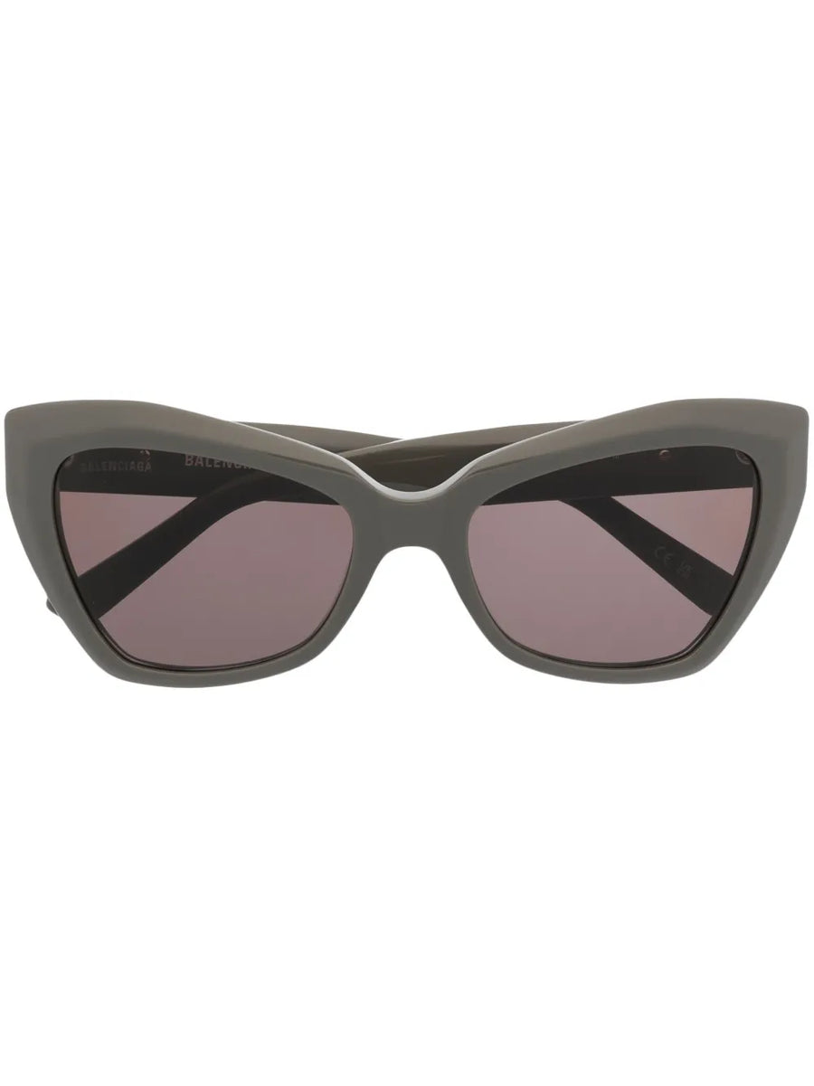 logo-plaque butterfly sunglasses