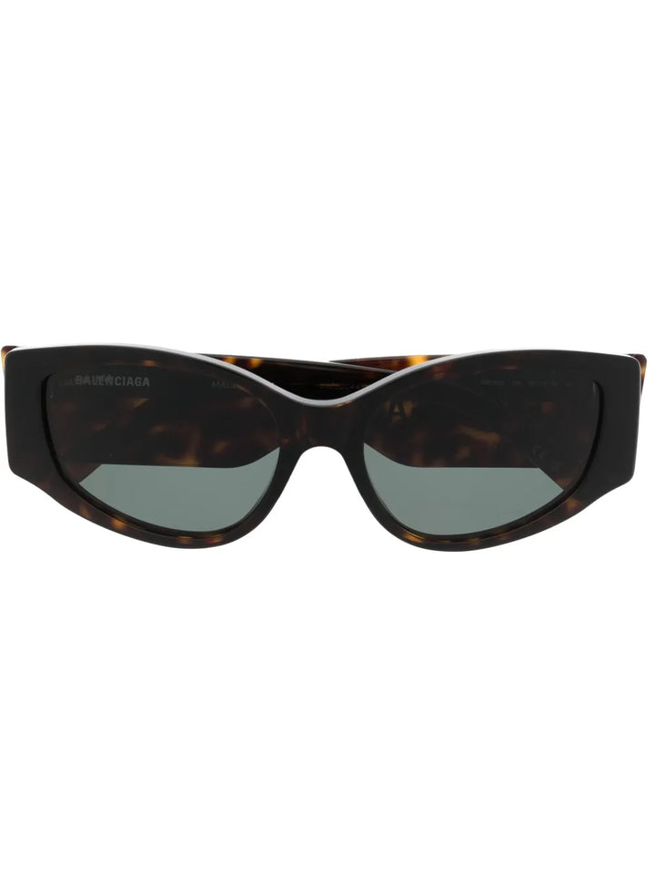 logo-print biker sunglasses