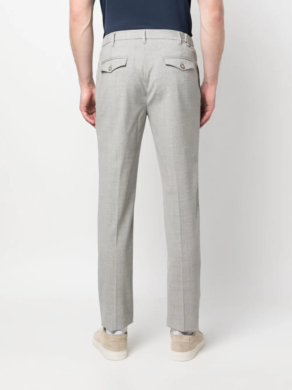 tapered-leg trousers