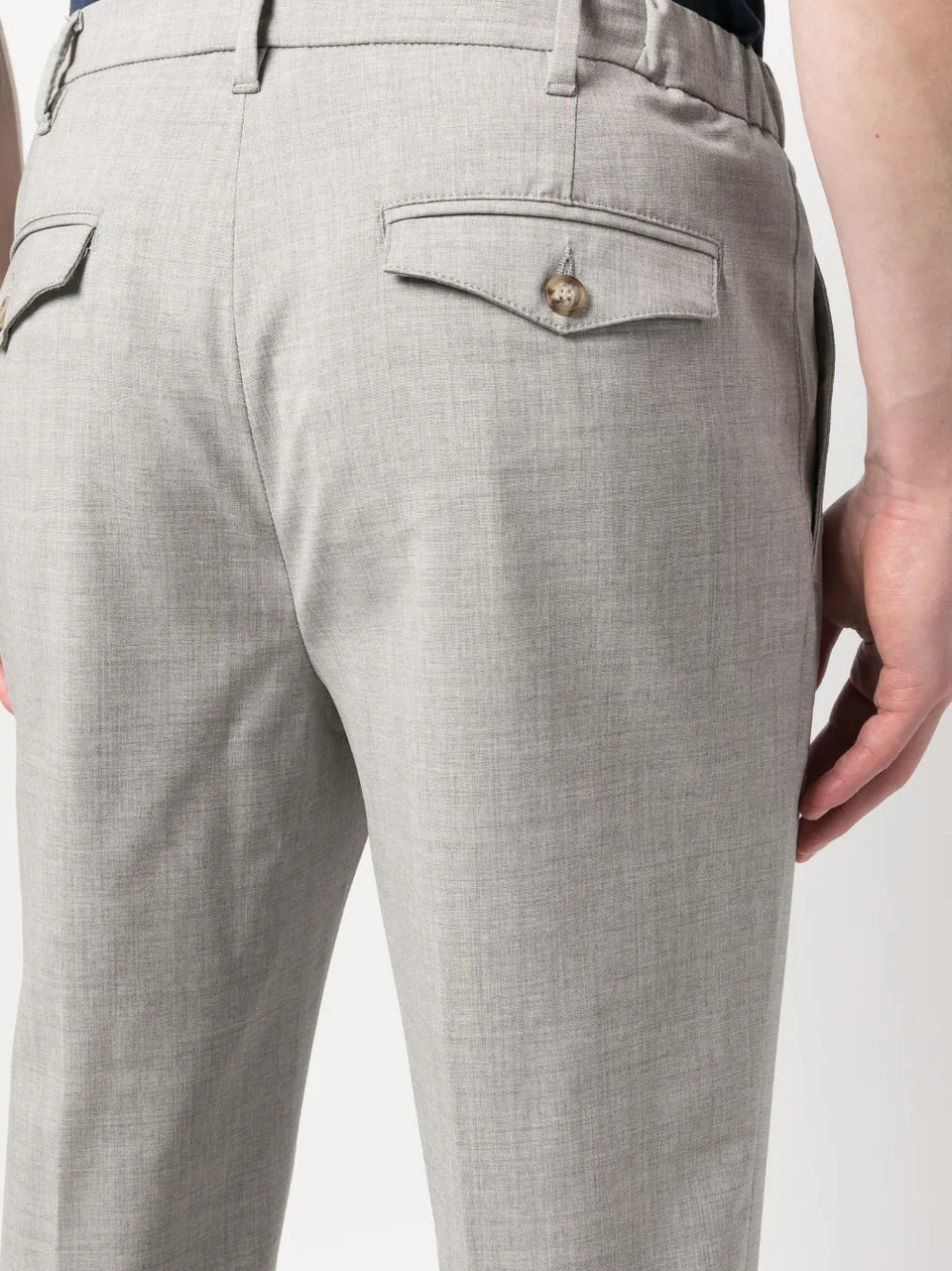 tapered-leg trousers