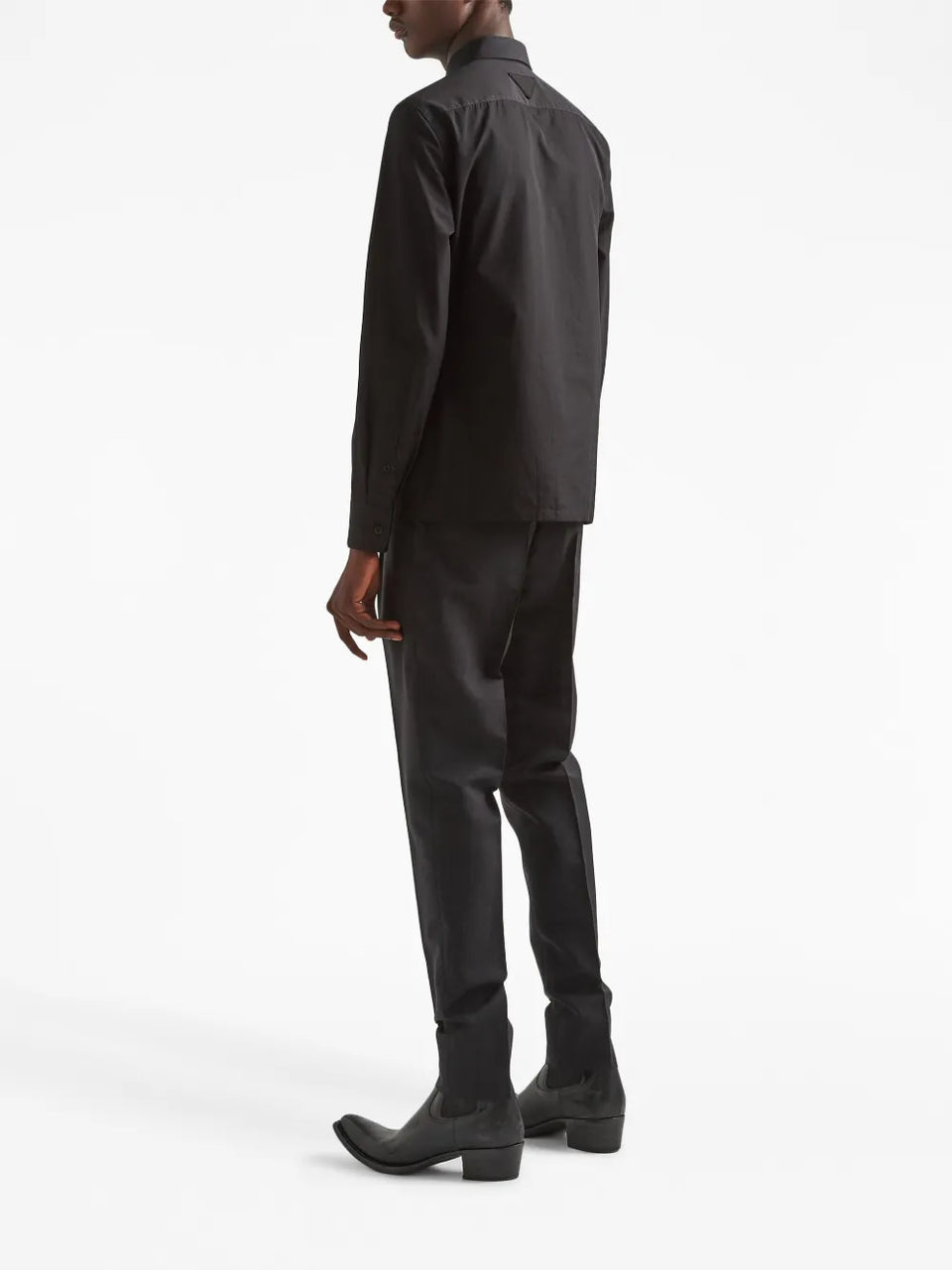 long-sleeved cotton shirt