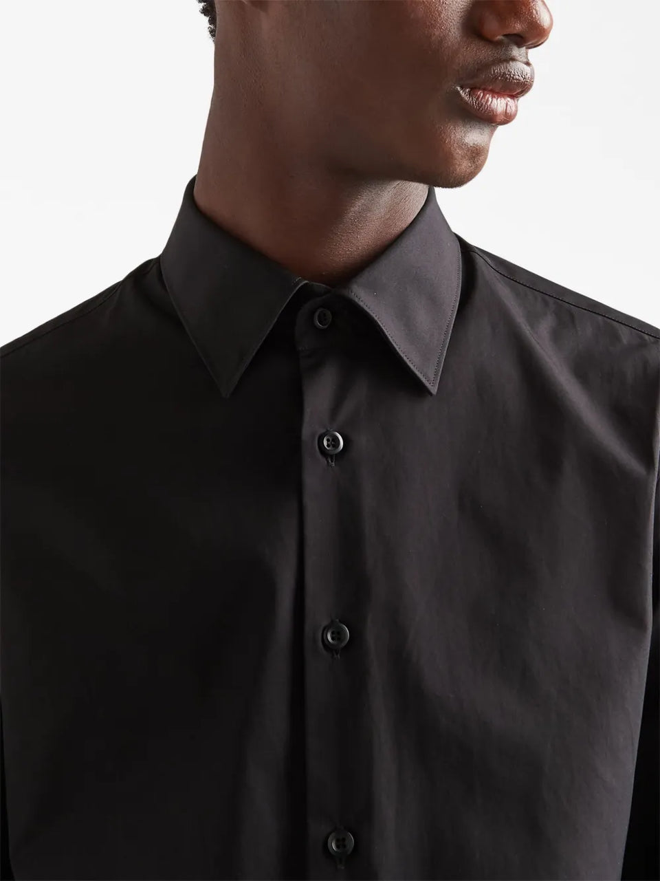 long-sleeved cotton shirt