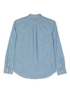denim long sleeves shirt