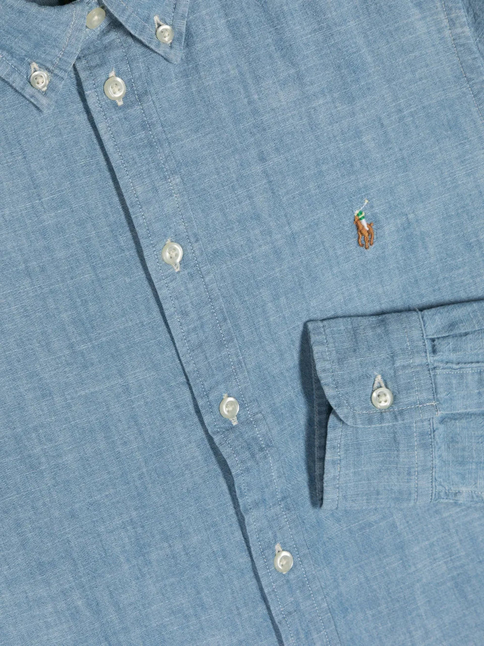 denim long sleeves shirt