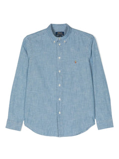 denim long sleeves shirt