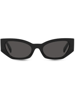 cat-eye frame logo-print sunglasses