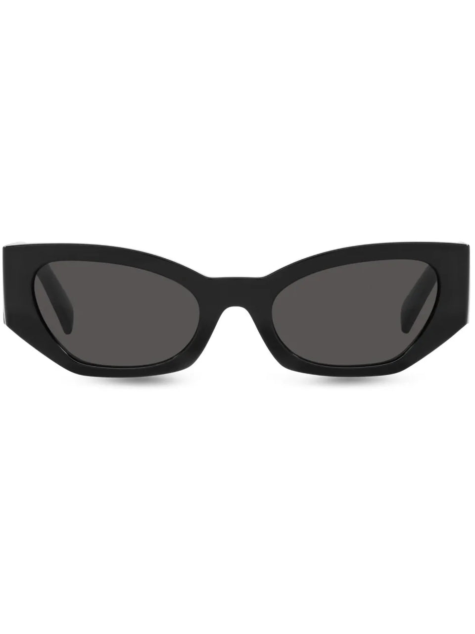 cat-eye frame logo-print sunglasses