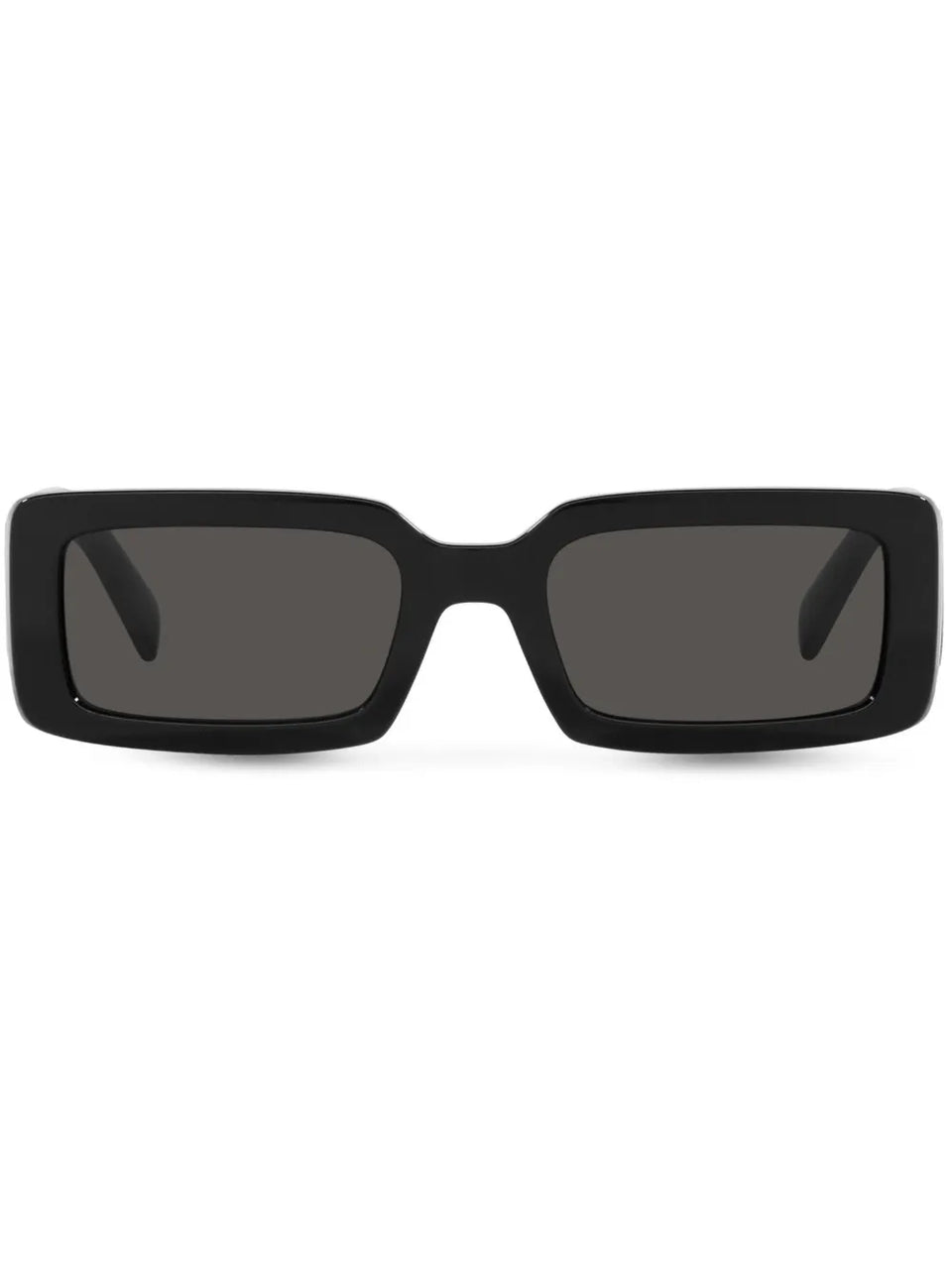 rectangular-frame logo-print sunglasses