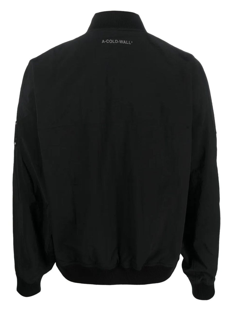 logo-print bomber jacket