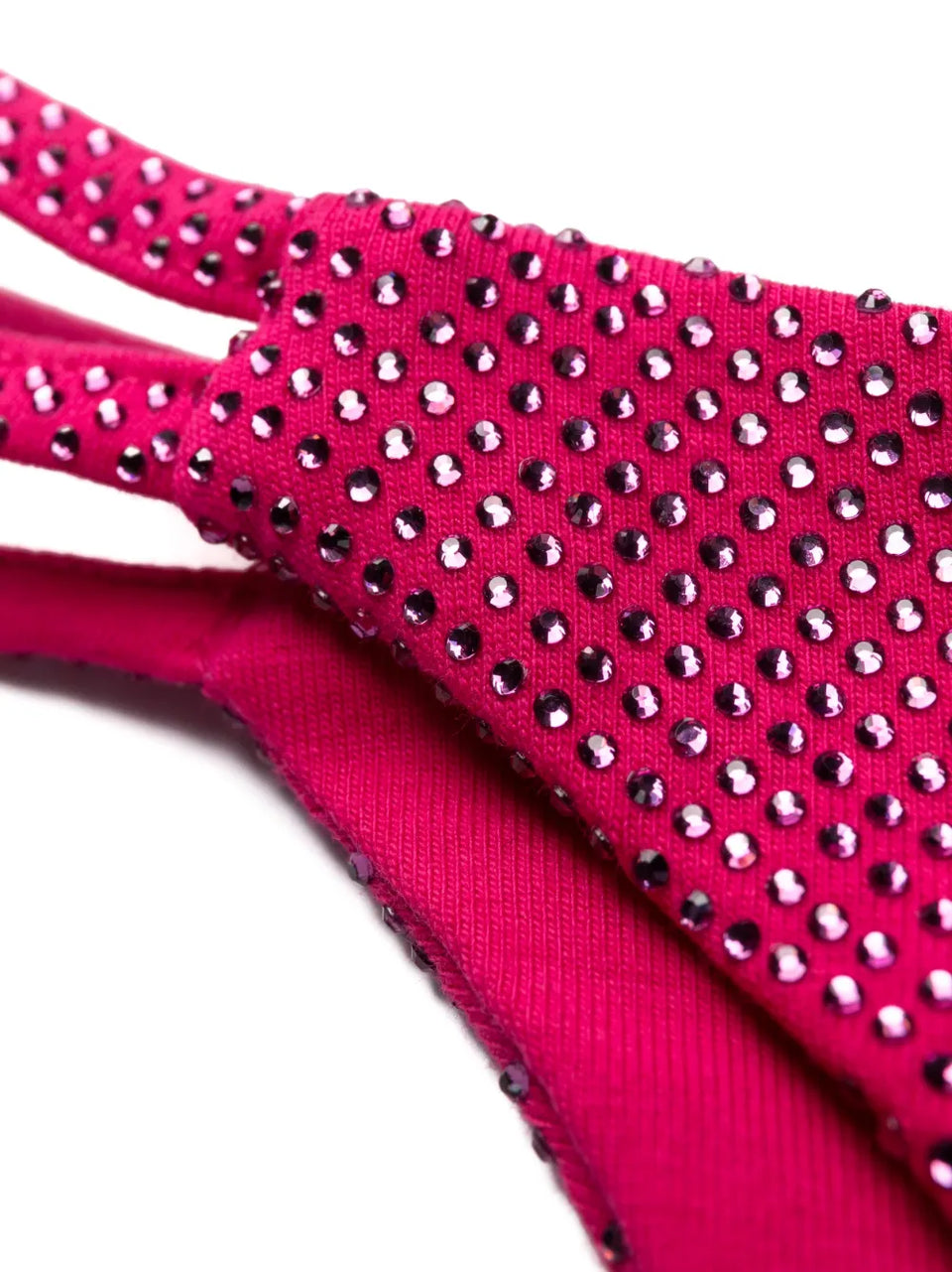 crystal-embellished thong