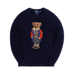 Kith x Polo Ralph Lauren Outdoor Bear Crewneck Navy