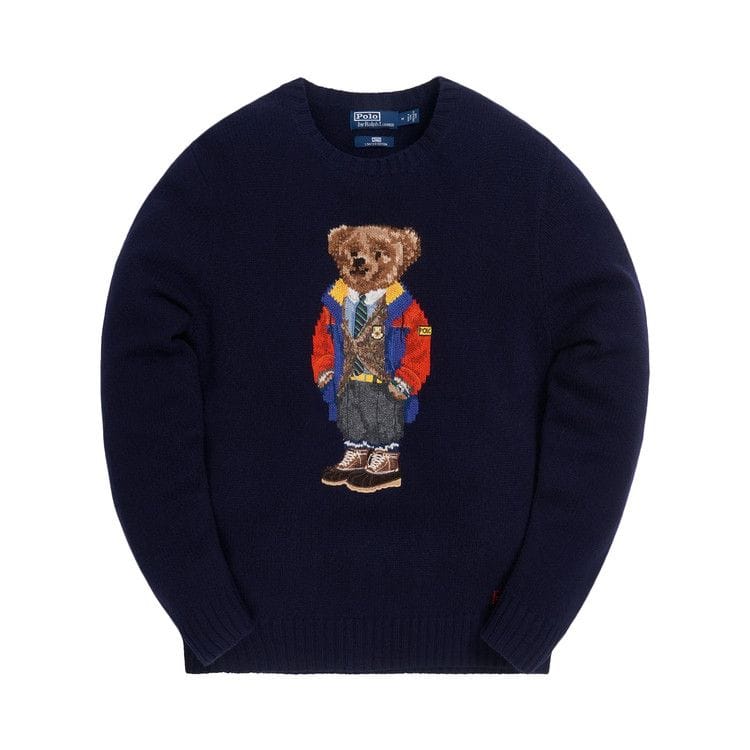 Kith x Polo Ralph Lauren Outdoor Bear Crewneck Navy