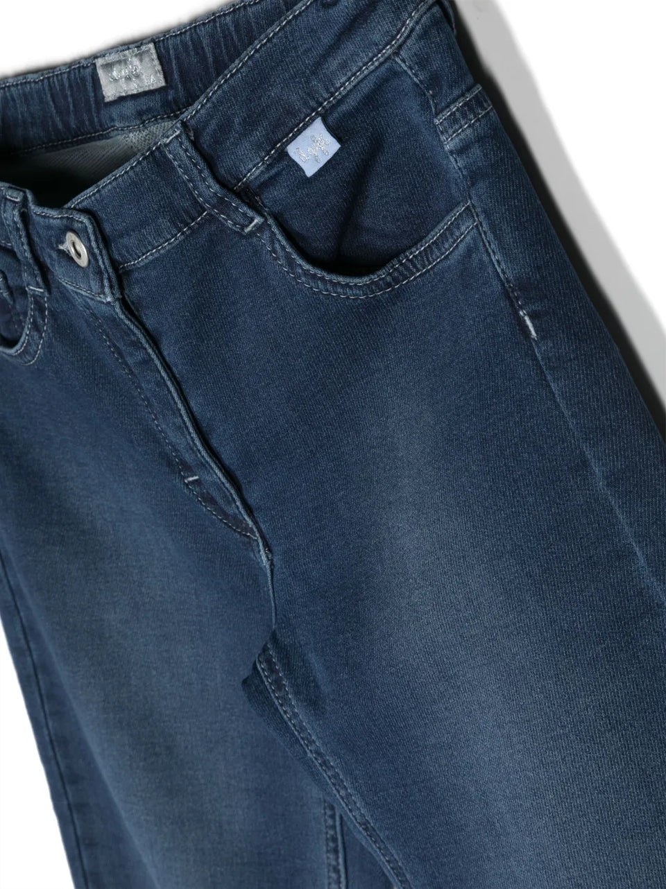 baggy-cut denim jeans