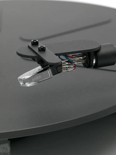 Transparent Turntable record player