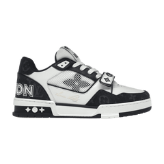 LOUIS VUITTON LV TRAINER VELCRO STRAP MONOGRAM Blue BLACK WHITE