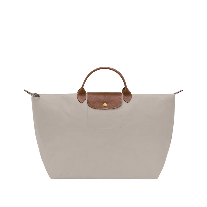 Longchamp Le Pliage Original M Handbag Pebble - Recycled canvas