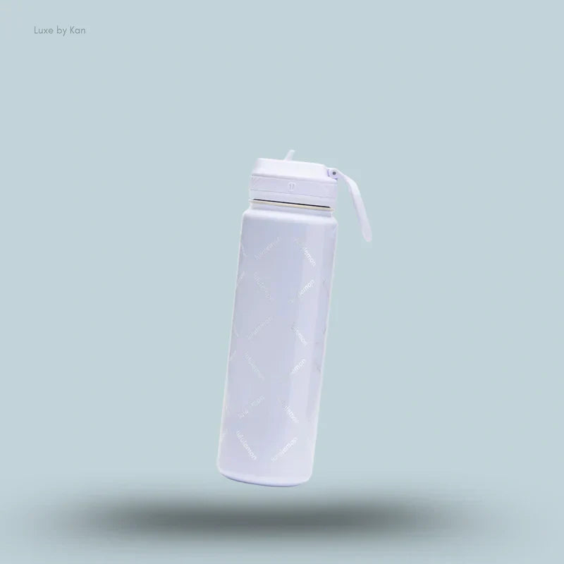 Lululemon Back to Life Sport Bottle 24oz Straw Lid Print
