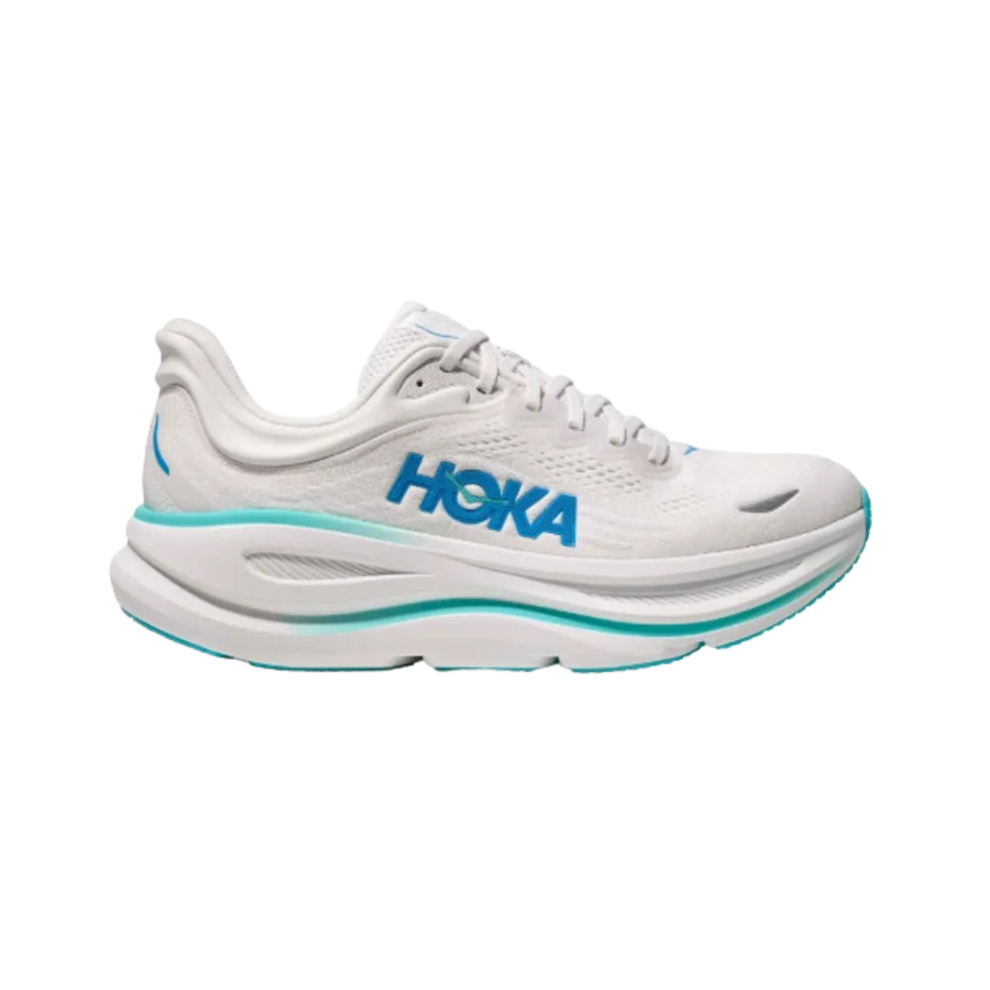 Hoka Bondi 9 White And Blue
