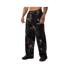 Young LA Tree Camo Collection No Cuff Sweats Black Tree Camo