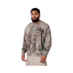YoungLA Tree Camo Collection Crewnecks Beige Tree Camo