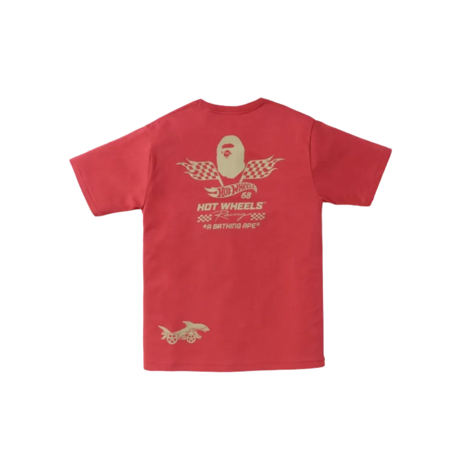 BAPE x Hot Wheels Car Exclusive T-Shirt Red