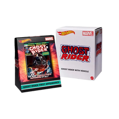 Hot Wheels Marvel Ghost Rider Motorcycle & Figure Collectible 2022 SDCC Exclusive