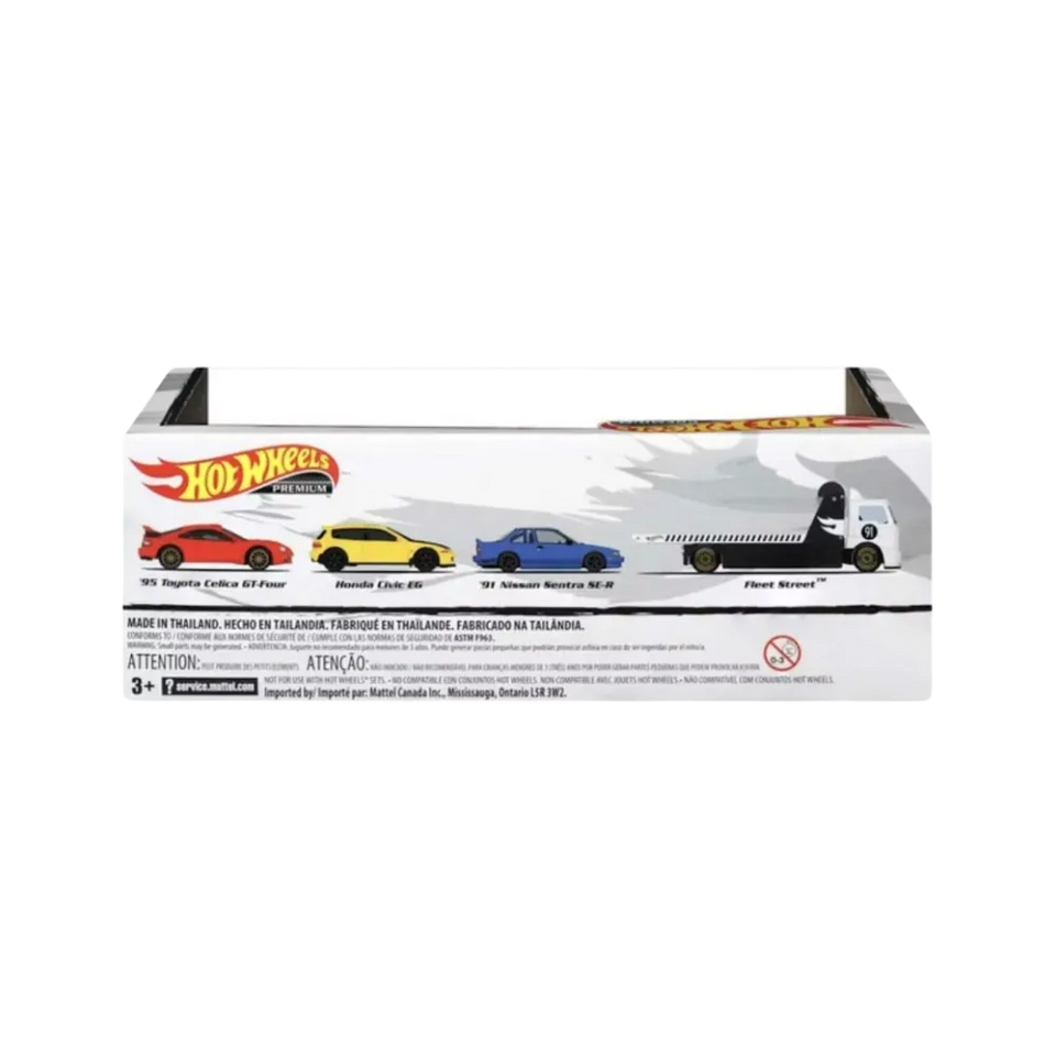 Hot Wheels Premium Display Diecast Collection 4-Pack 1:64
