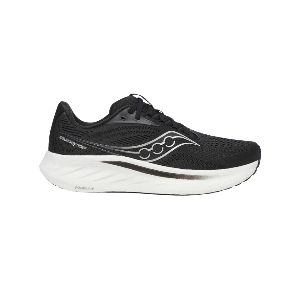 Saucony Ride 18 Black White