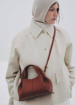 Polene Numero Neuf Mini Textured Red Clay