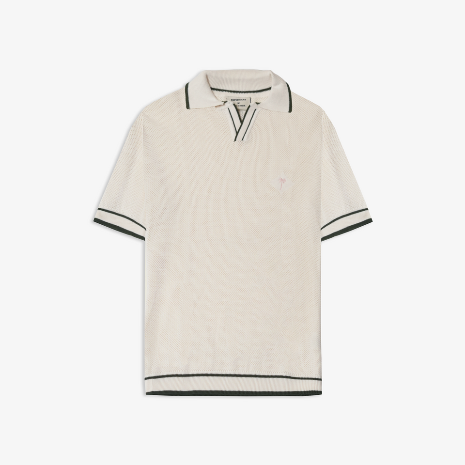 SUPERKICKS POLO T-Shirt { OFF WHITE