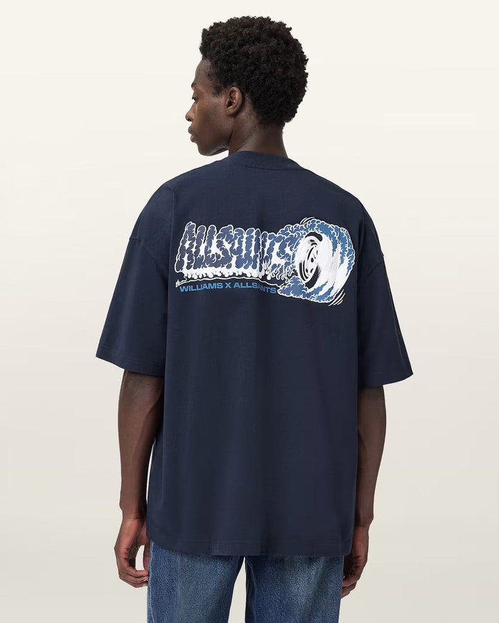 All Saints Williams x AllSaints Burnout Crew Neck T - Shirt