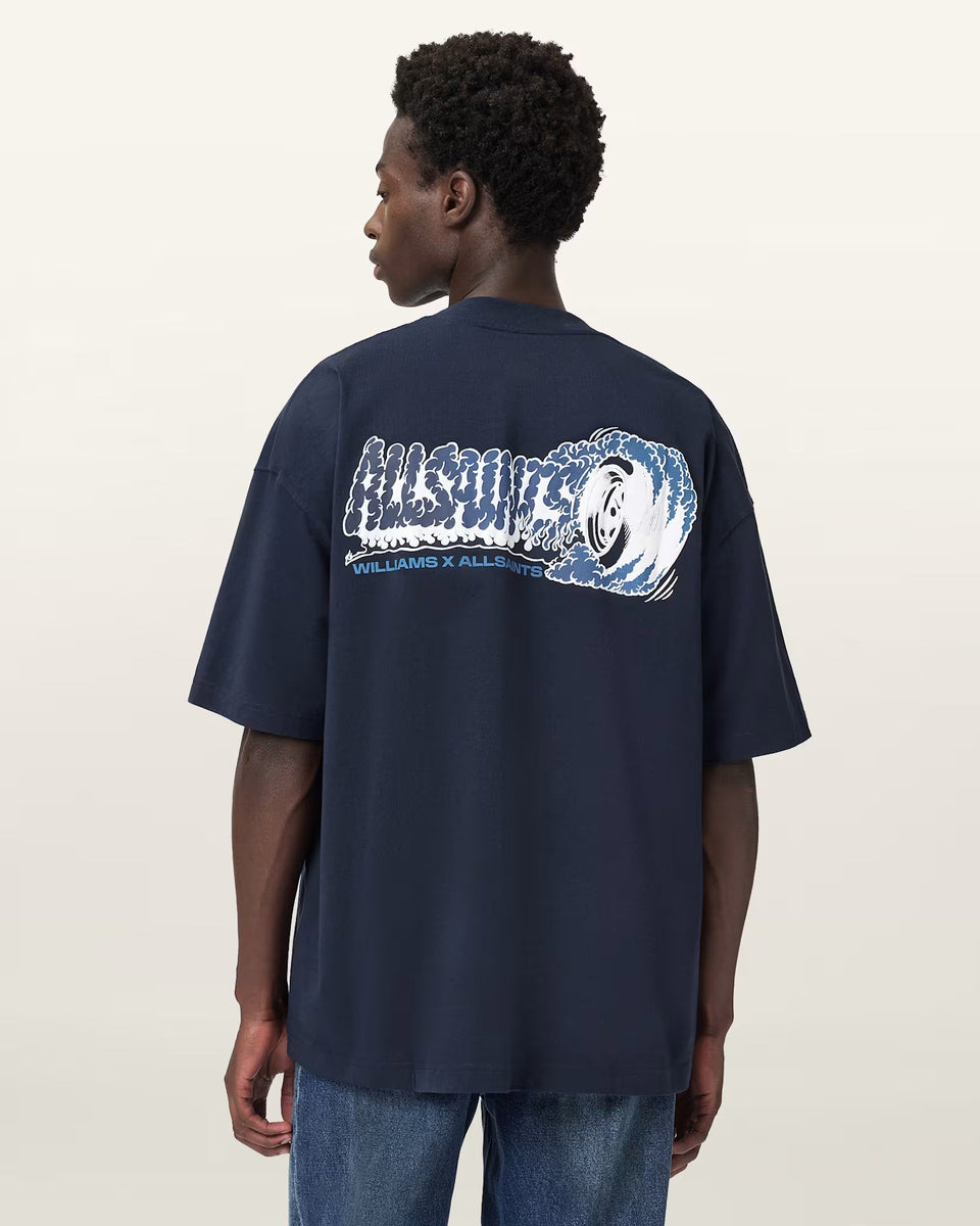 All Saints Williams x AllSaints Burnout Crew Neck T - Shirt