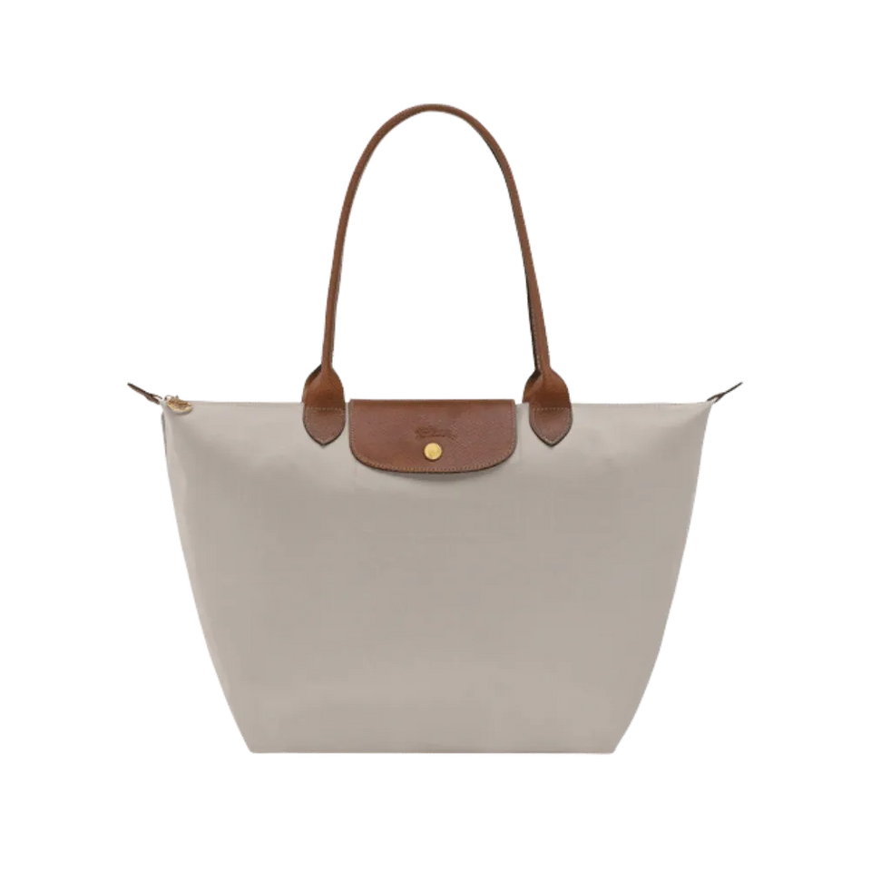 Longchamp Le Pliage Original L Tote bag Pebble - Recycled canvas