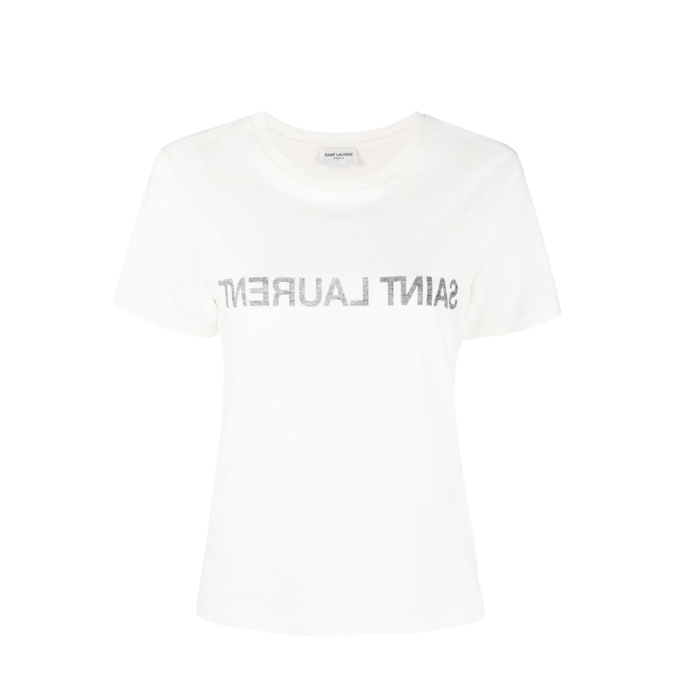 Reverse Logo-Print T-Shirt