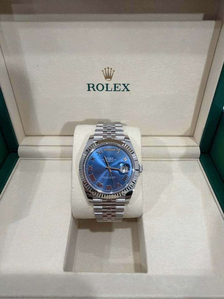 Rolex | Datejust | 126334 | Sapphire crystal | 41 mm | Steel | Blue | Automatic