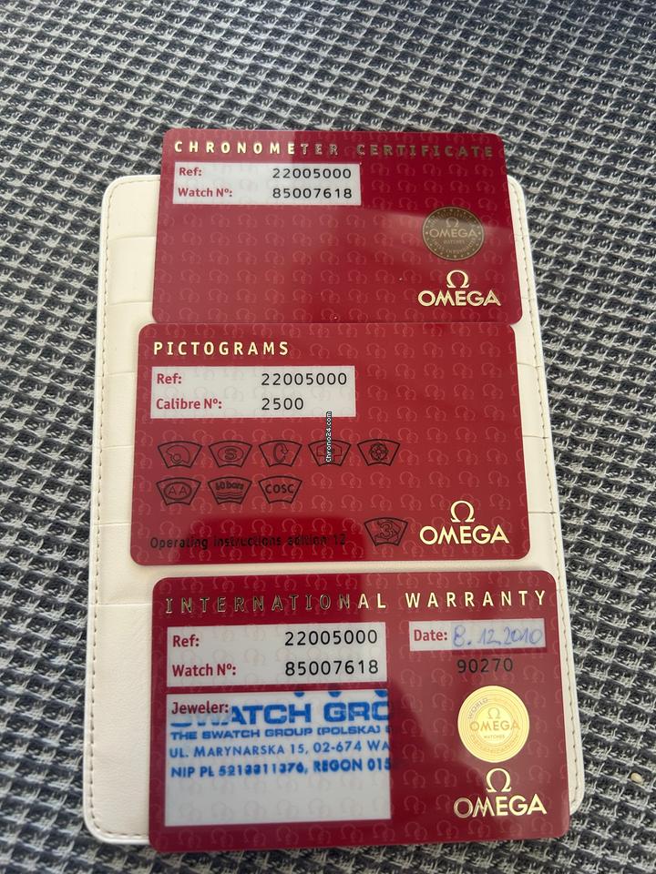 Omega Seamaster Planet Ocean Full set with cards and box